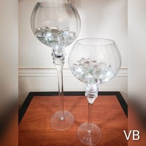 Decorative Glass Decor Set Of 2